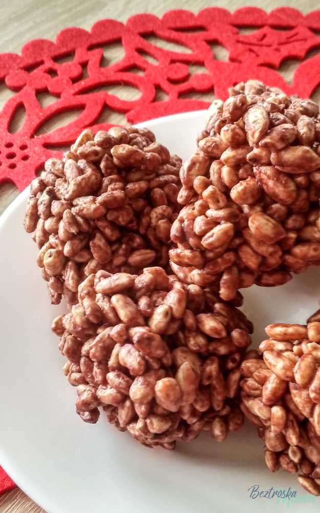 Szyszki czekoladowe z ryżu preparowanego przepis