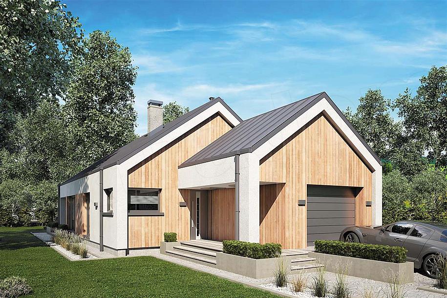 Projekt domu Pelikan Slim IV BBA2295